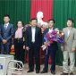 Trao Quyết định nghỉ hưu cho đồng chí Lang Đức Dậu - Bí thư Đảng ủy xã Luận Thành